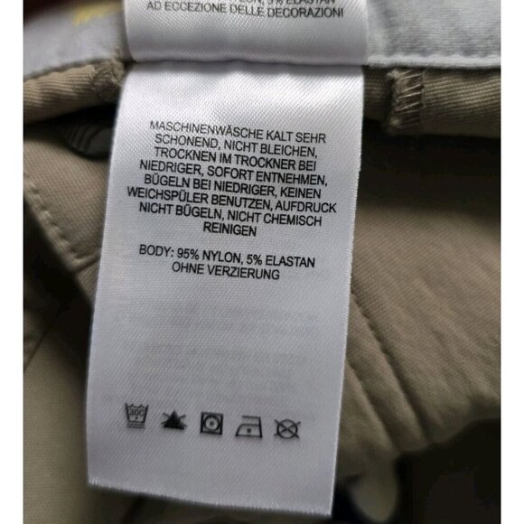 Mountain Hardwear Womens Hiking Pants Size 12 Nylon Stretch Tan Outdoors Pockets - Picture 6 of 6